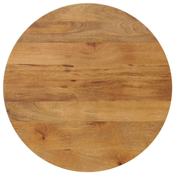 Tabletop, 70x3.8cm, solid mango wood, round