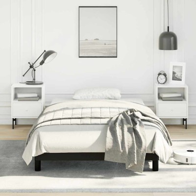 Bed frame without mattress,...