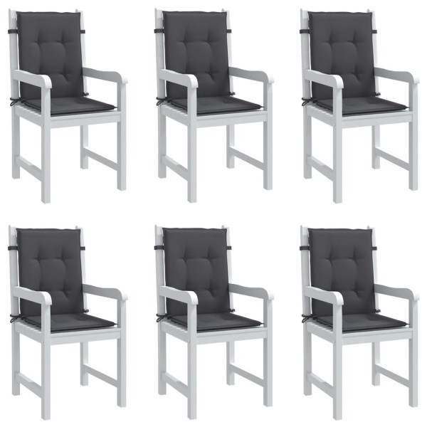 Needle pads, 6pcs., anthracite, 100x50x4cm, fabric