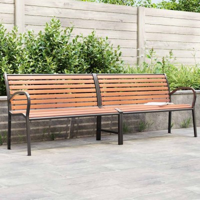 Garden bench, brown, 231cm,...