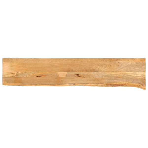 Tabletop, 180x30x2.5cm, solid mango, with a live edge