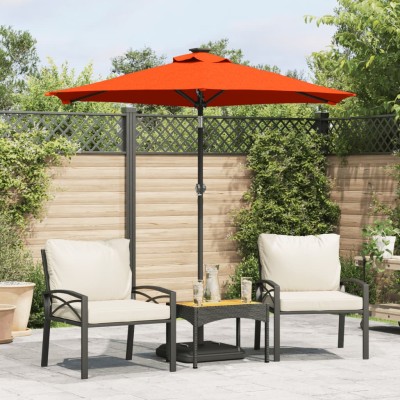 Parasol with steel pole,...