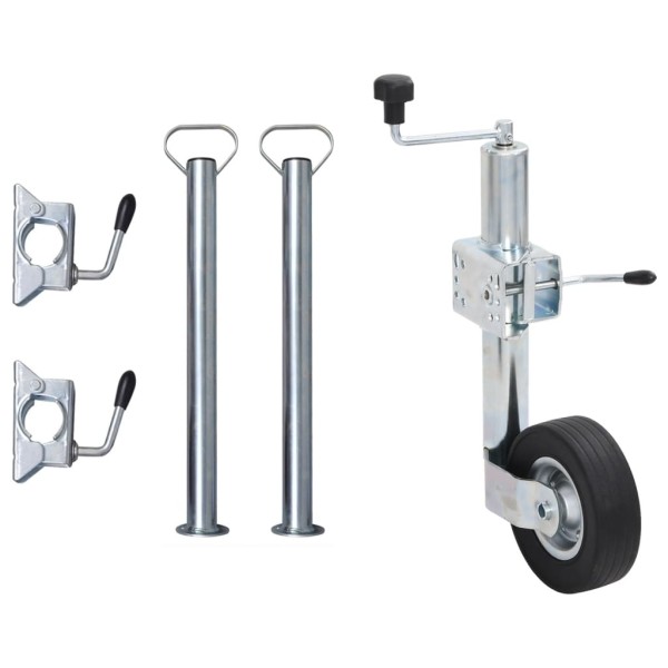 Support wheel with 2 support tubes/3 clamps