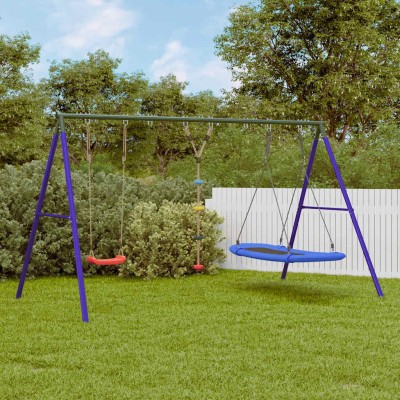 Outdoor swing set with...