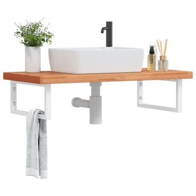 Washbasin shelf, steel and...
