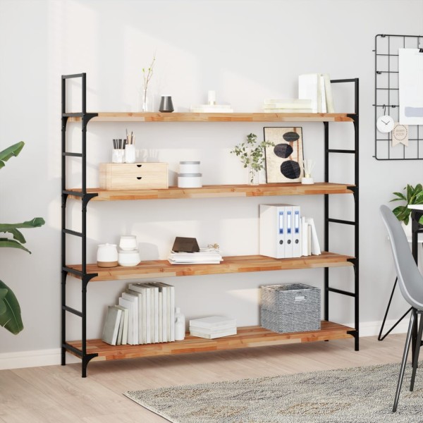 Hanging shelves, 2 pcs., 140x30x4cm, solid acacia
