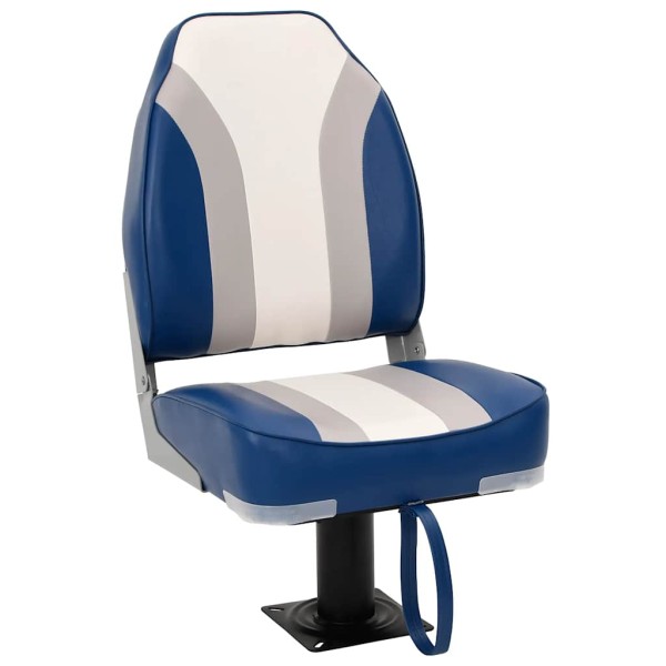 Folding boat chair, high back