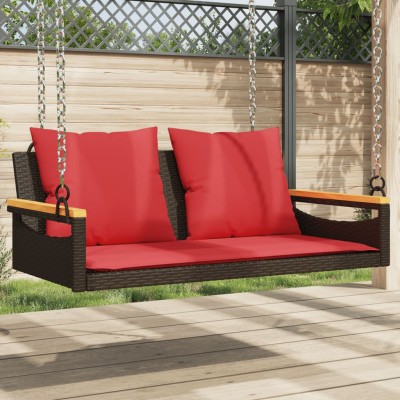 Swing-bench with pillows,...