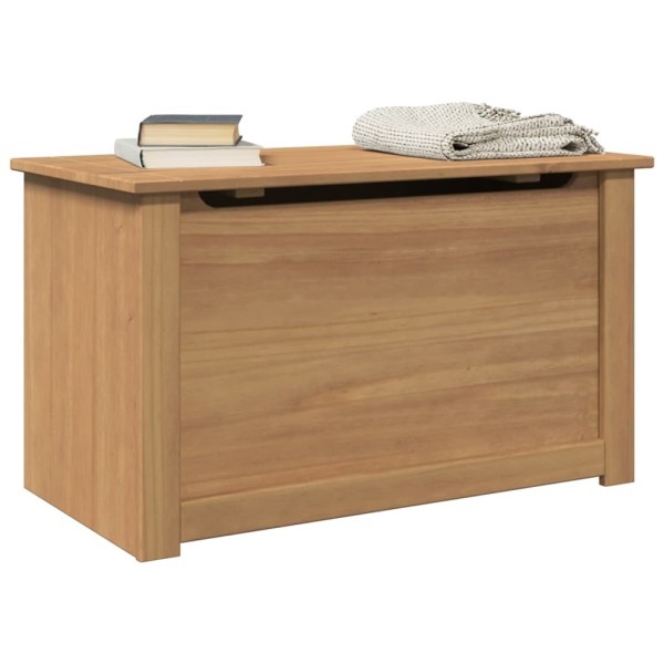 Storage box with lid PANAMA, 79x42x46cm, solid pine