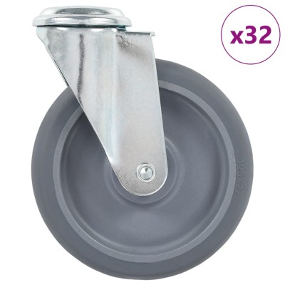 Castors, 32 pcs., 125mm,...