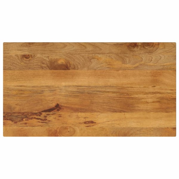 Tabletop, 100x70x3.8cm, solid mango wood, rectangular