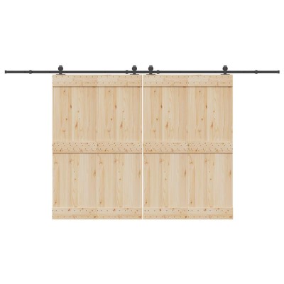 Sliding door hardware set,...
