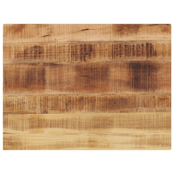 Table top, 80x70x3.8 cm, solid mango wood, rectangular