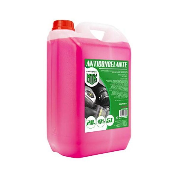 Antifrīzs Motorkit -9º 20% Rozā (5 L)