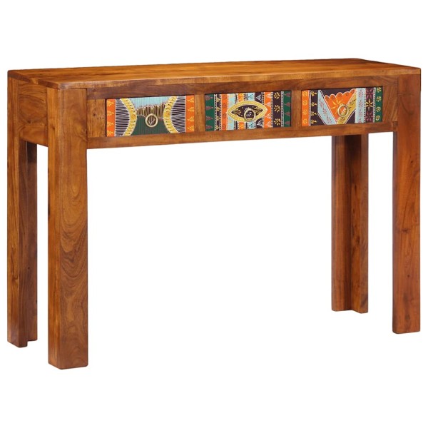 Console table, 110x35x75cm, solid acacia wood