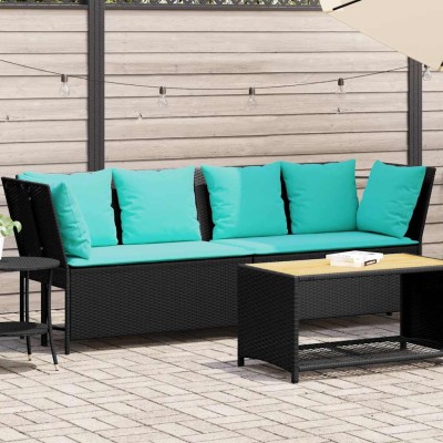 Garden sofa with cushions,...
