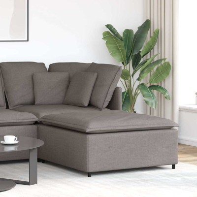 Modulinė sofa, pakojų modulis, pilkai ruda, 100x100x48 cm