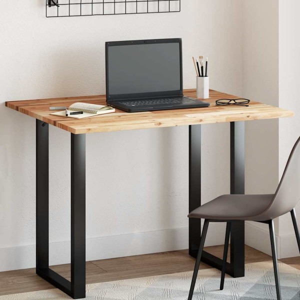 Table top, 100x80x2cm, solid acacia, rectangular