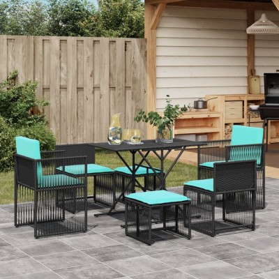 7-piece garden dining set...