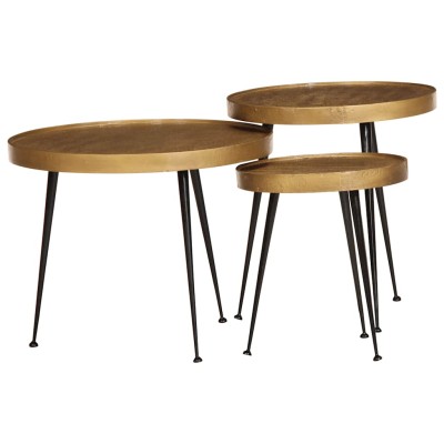 Coffee tables, 3 pcs.,...