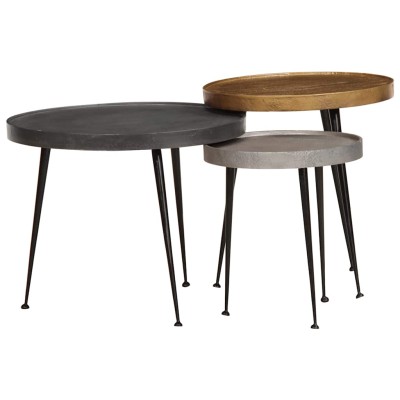 Coffee tables, 3 pcs.,...