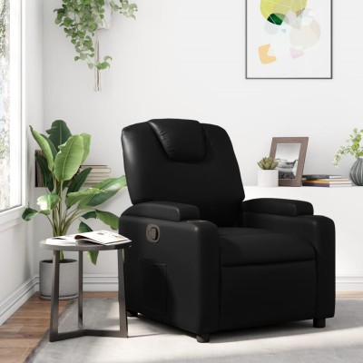 Reclining chair, black,...