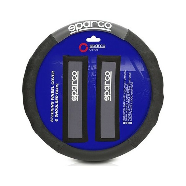 Ohjauspyörän suojus + turvavyön pehmusteet Sparco SPC1111 Universaali