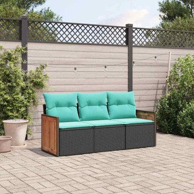 3-piece garden sofa set...