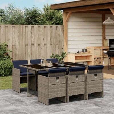 7-piece garden dining set...