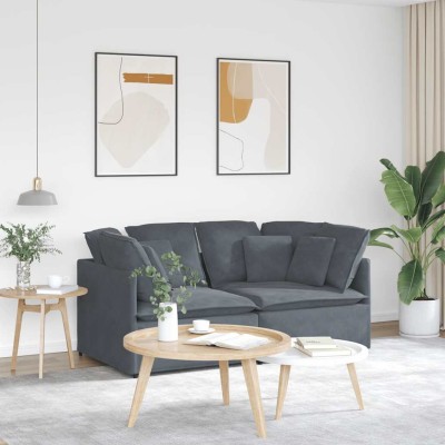 Modular sofa with cushions,...