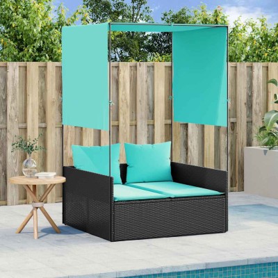 Double sunbed with canopy...