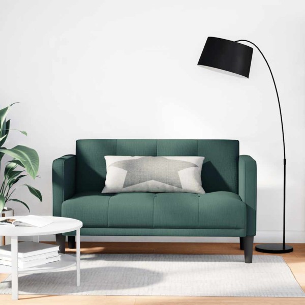 Double sofa, dark green, 111 cm, fabric