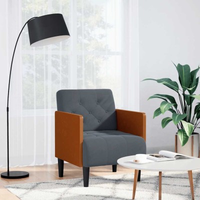 Sofa-chair with armrests,...