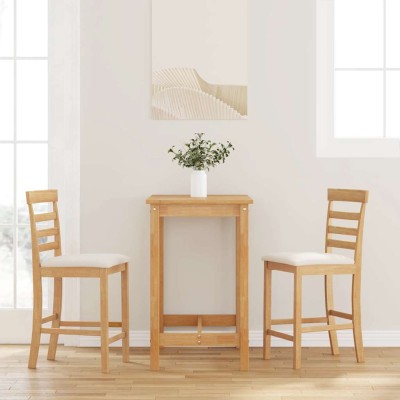 Bar stools with cushions, 2...
