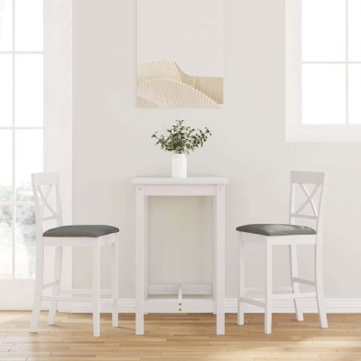 Bar stools with cushions, 2...