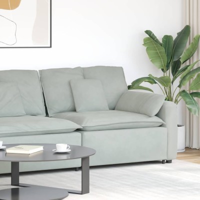 Modular sofa with armrests...
