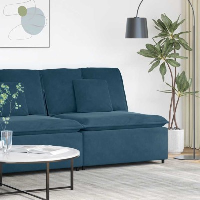 Modular sofa with cushions,...