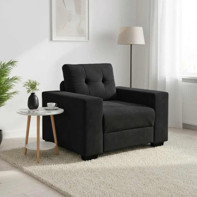 Sofa-kėdė, juoda, 100x78x80...
