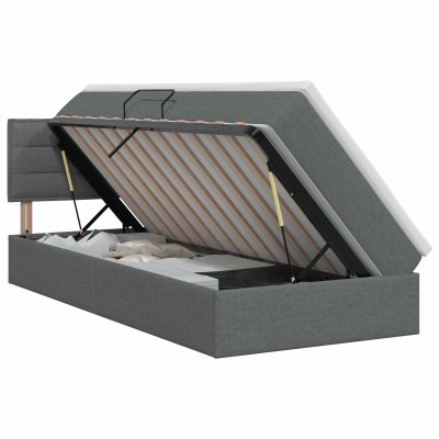 Bed with storage space and...