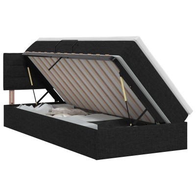 Bed with storage space and...