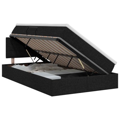 Bed with storage space and...