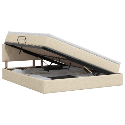 Bed with storage space and...