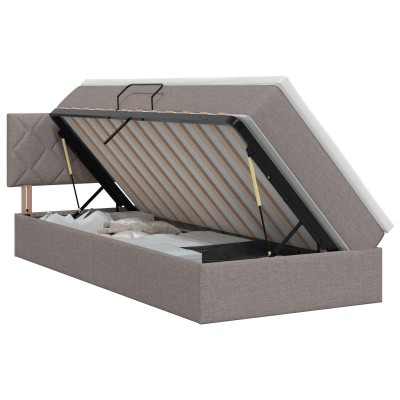 Bed with storage space and...