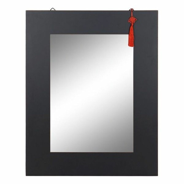 Wall mirror DKD Home Decor Black Red Oriental 70 x 2 x 90 cm