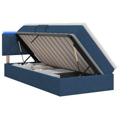 LED storage bed with...