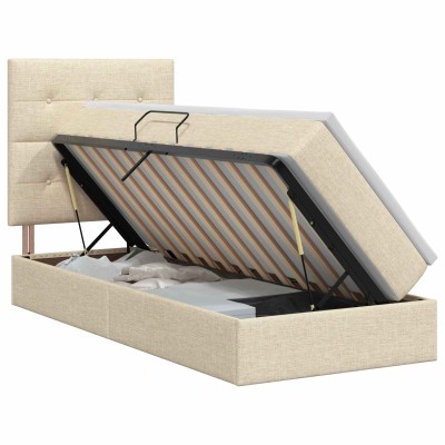 Bed with storage space and...