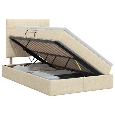 Bed with storage space and...