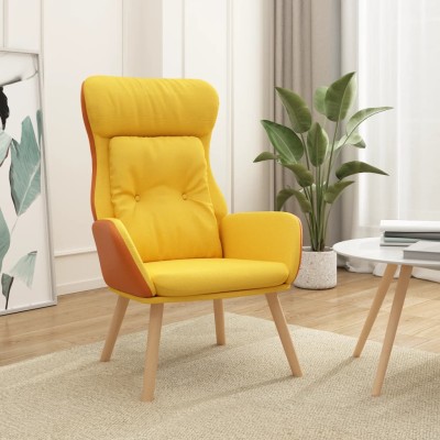 Lounge chair, mustard...