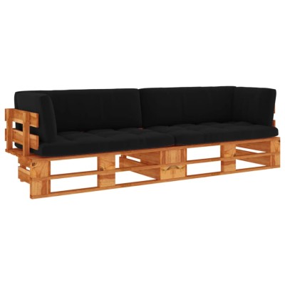 Double sofa made of pallets...