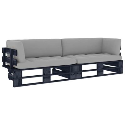 Double sofa made of pallets...